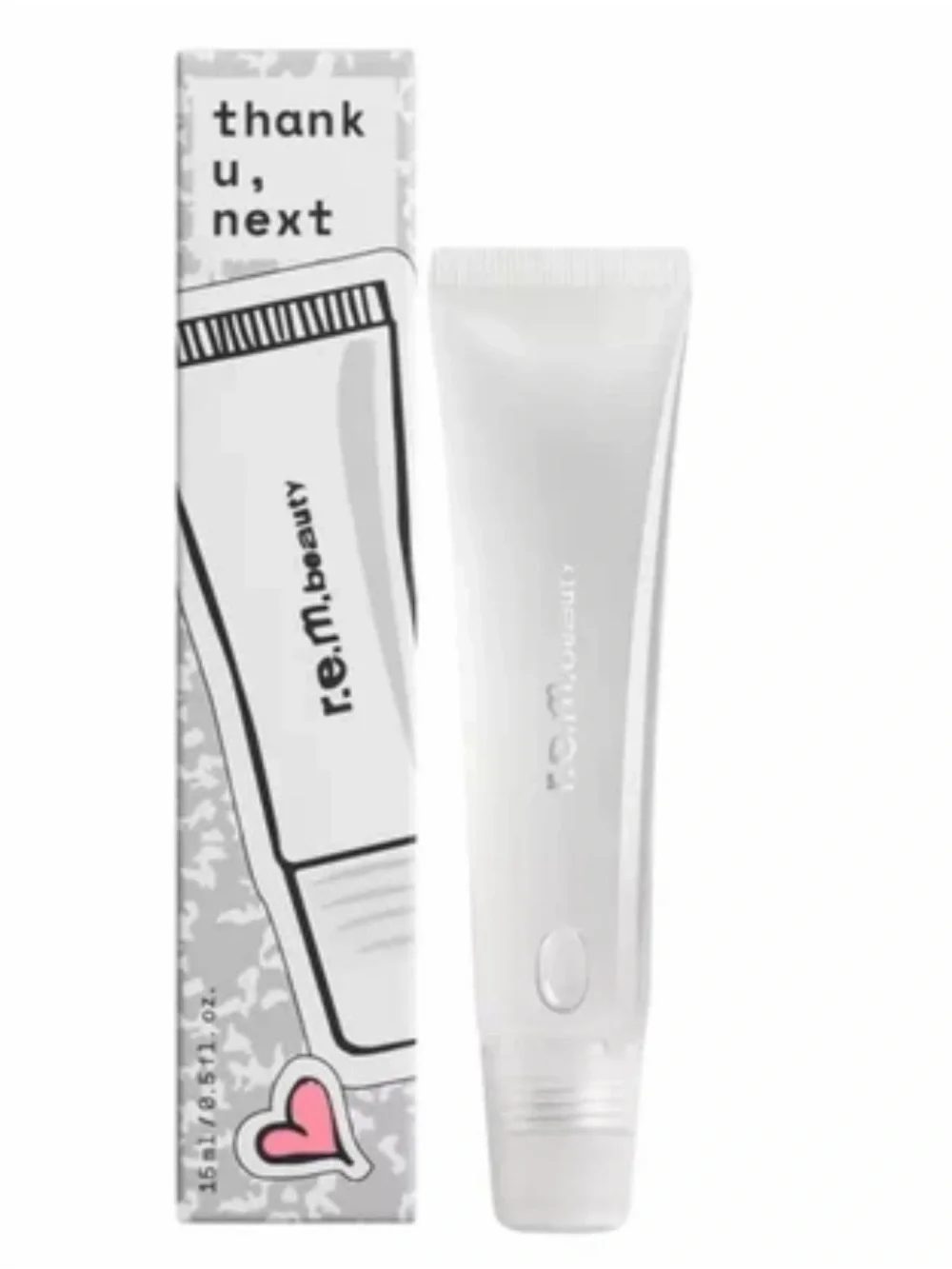 r.e.m. beauty Thank U Next Utmost Importance Plumping CLEAR Lip Gloss  NIB